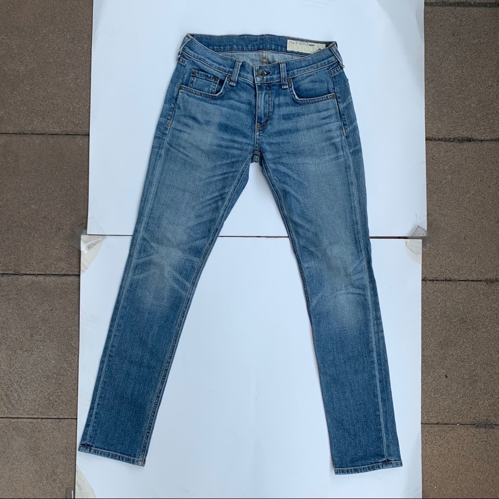 Rag & bone distressed/faded jean 24